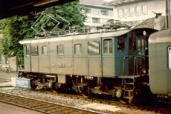 EBT (Emmental-Burgdorf-Thun-Bahn) Be 4/4, Thun, June 1977